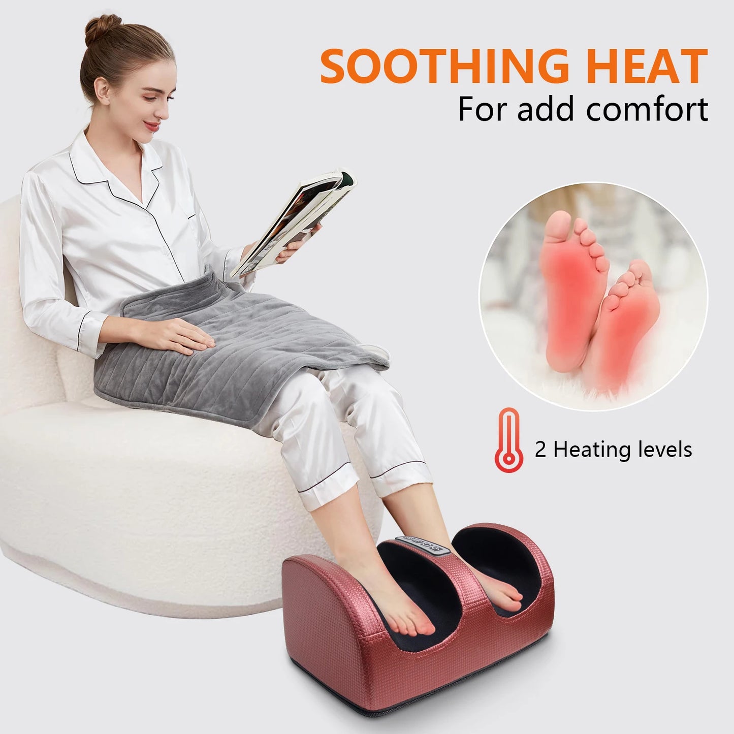 Hign Concerned Foot Massager Kneading Unit With Heating