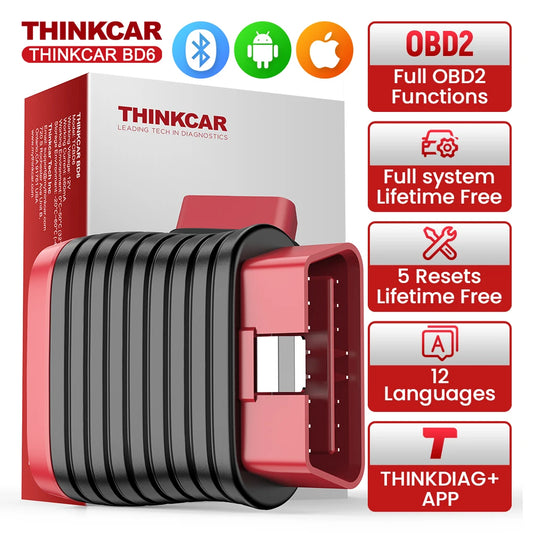 Thinkcar BD6 OBD2 Scanner Bluetooth Diagnostic Tool