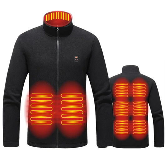 Nine Heated Zones USB Charging Heated Jacket Waterproof