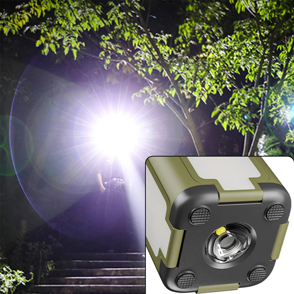 Foldable Camping Light Power Bank Lantern Solar Compact