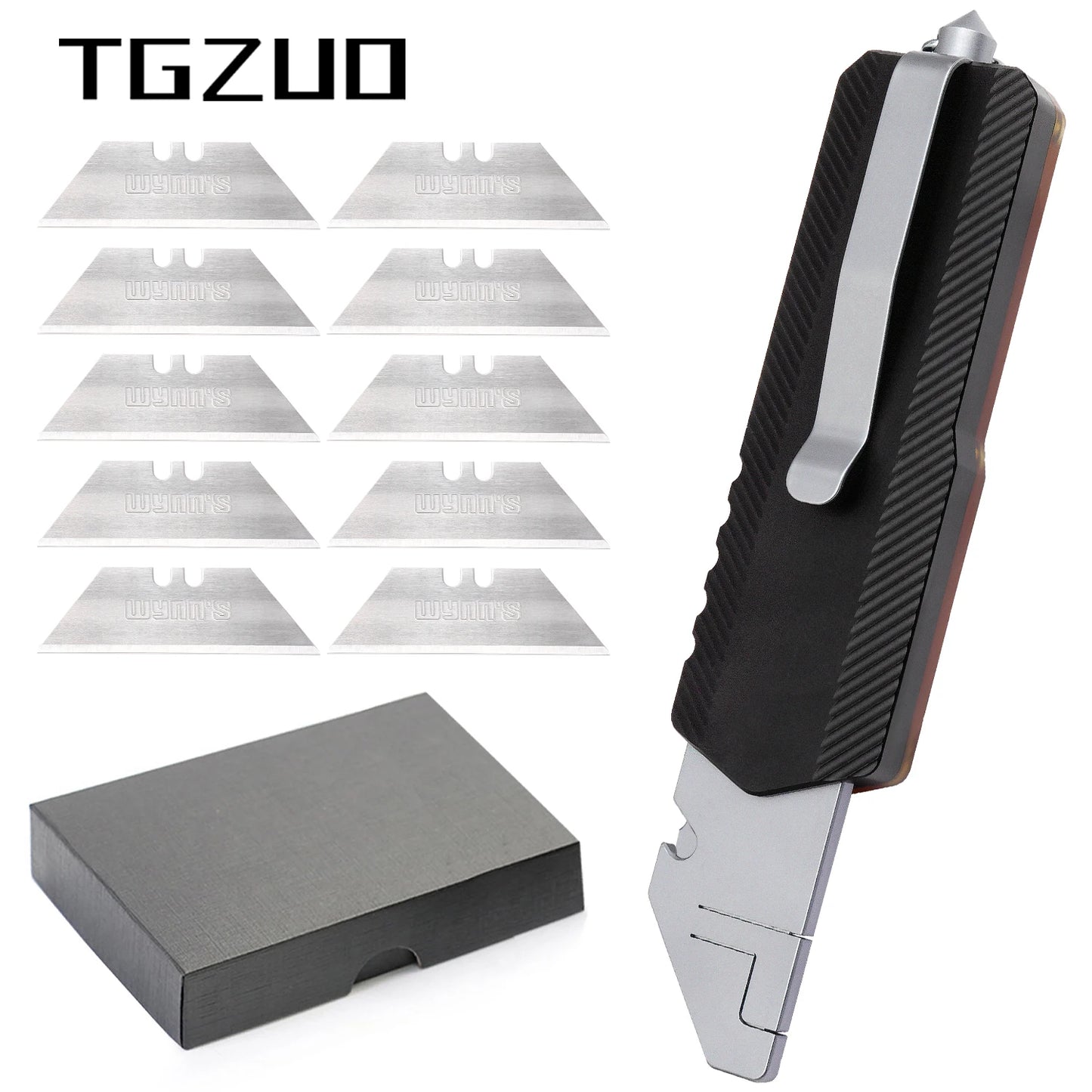 TGZUODIY Aluminum Utility Knife Outdoor Camping Tool Blades