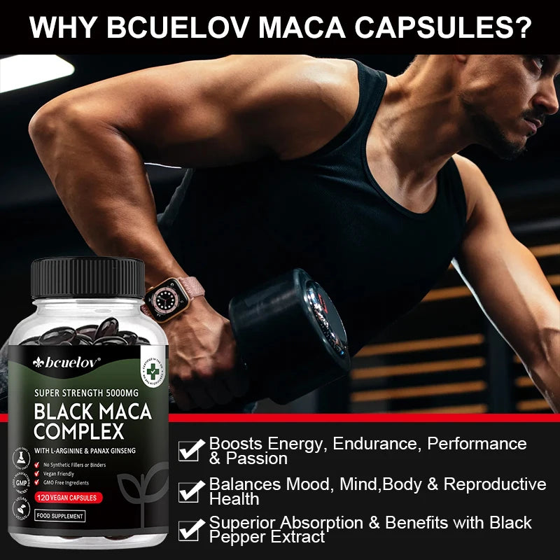 Soomiig Maca Ginseng Extract Vitamin Supplement Endurance