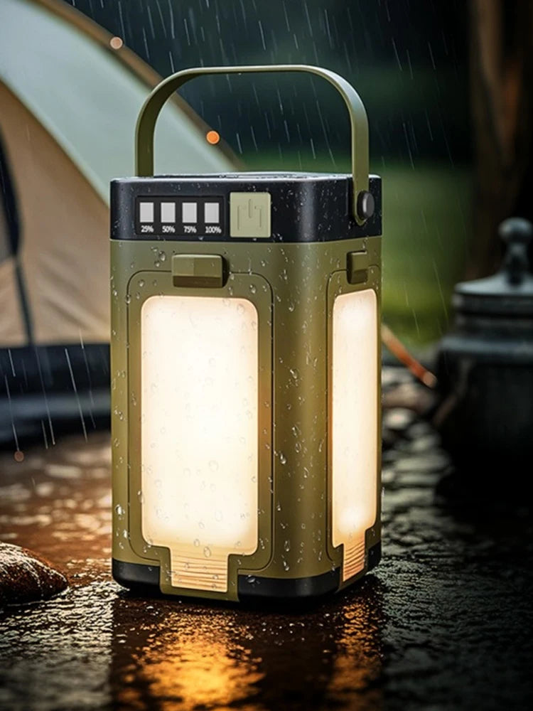 Foldable Camping Light Power Bank Lantern Solar Compact