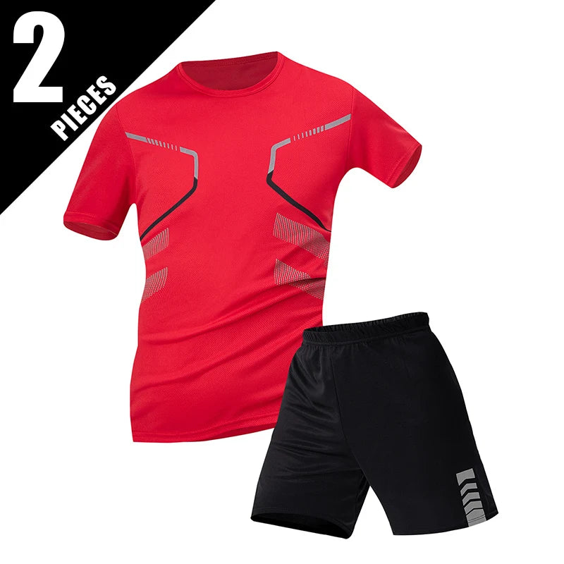 CN Men's QuickDry Short Sleeve Sports Shirt For Running