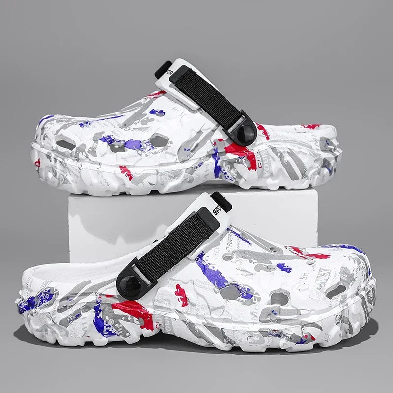 Plus Size Mens Summer EVA Slippers Clogs Sandals 46 47