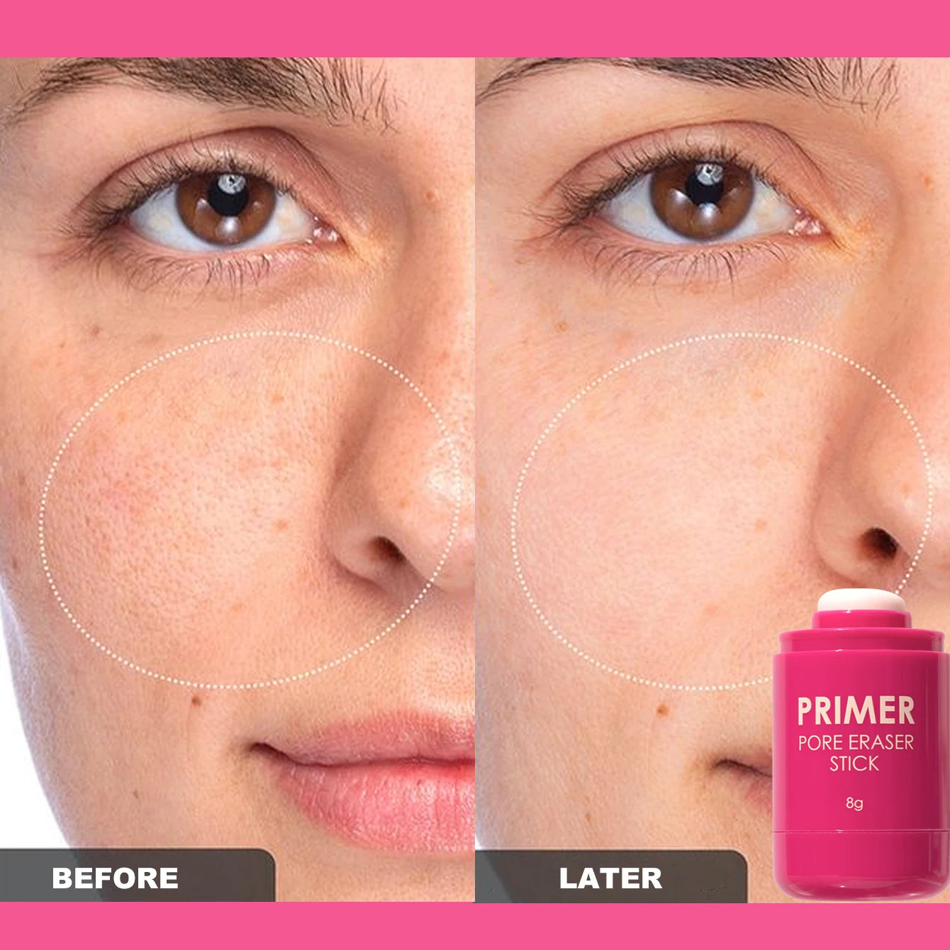 2pcs Pore Minimizer Primer Gel -Makeup Base Primer For Flawless, Vegan & Cruelty-free Smooth Brighten Skin & Long-Lasting Makeup