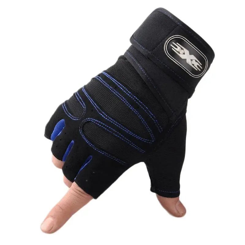 Weightlifting Gloves Half Finger Non Slip Wrist Support