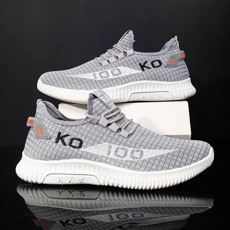 Breathable Mesh Sneakers Comfortable Casual Plus Size 39 44