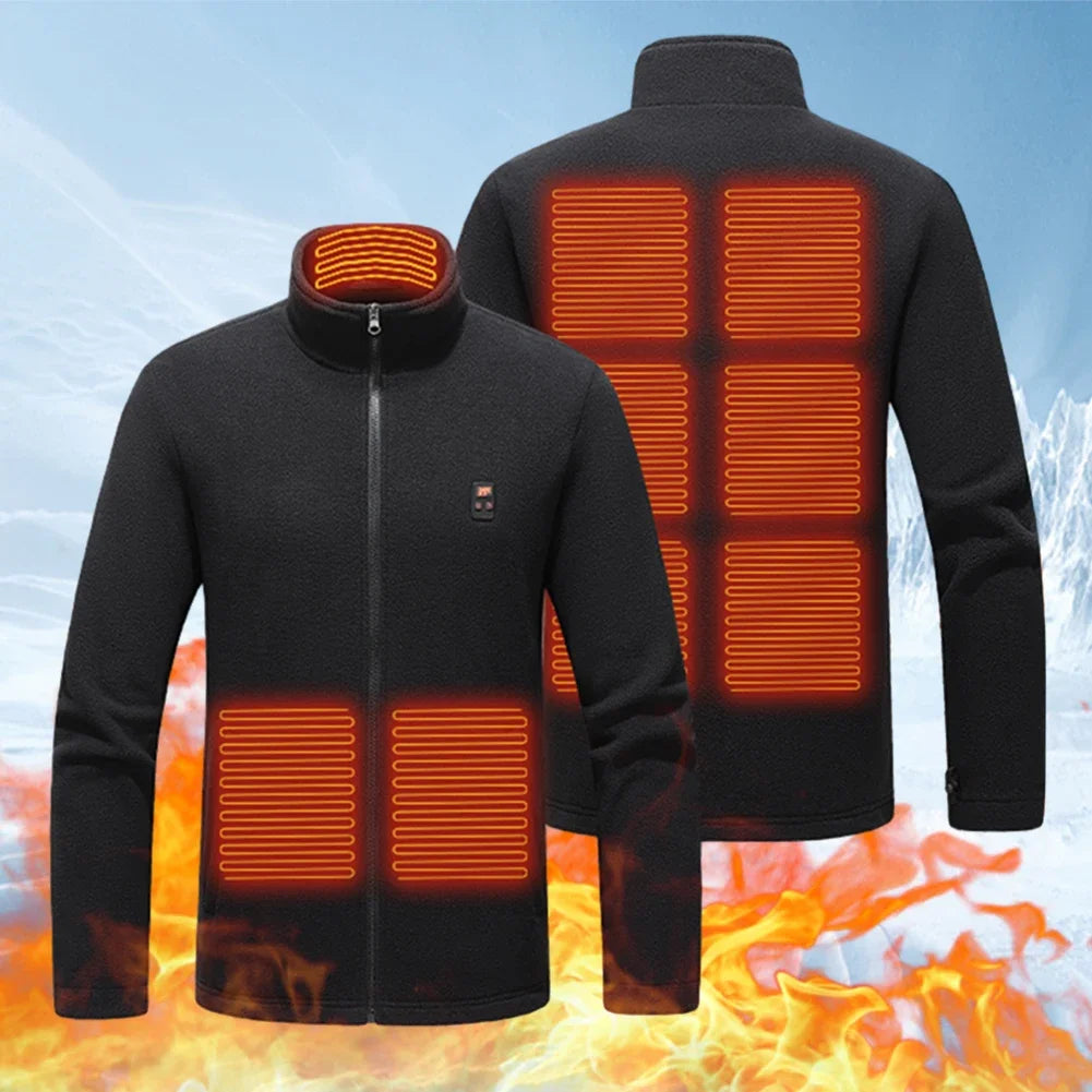 Nine Heated Zones USB Charging Heated Jacket Waterproof