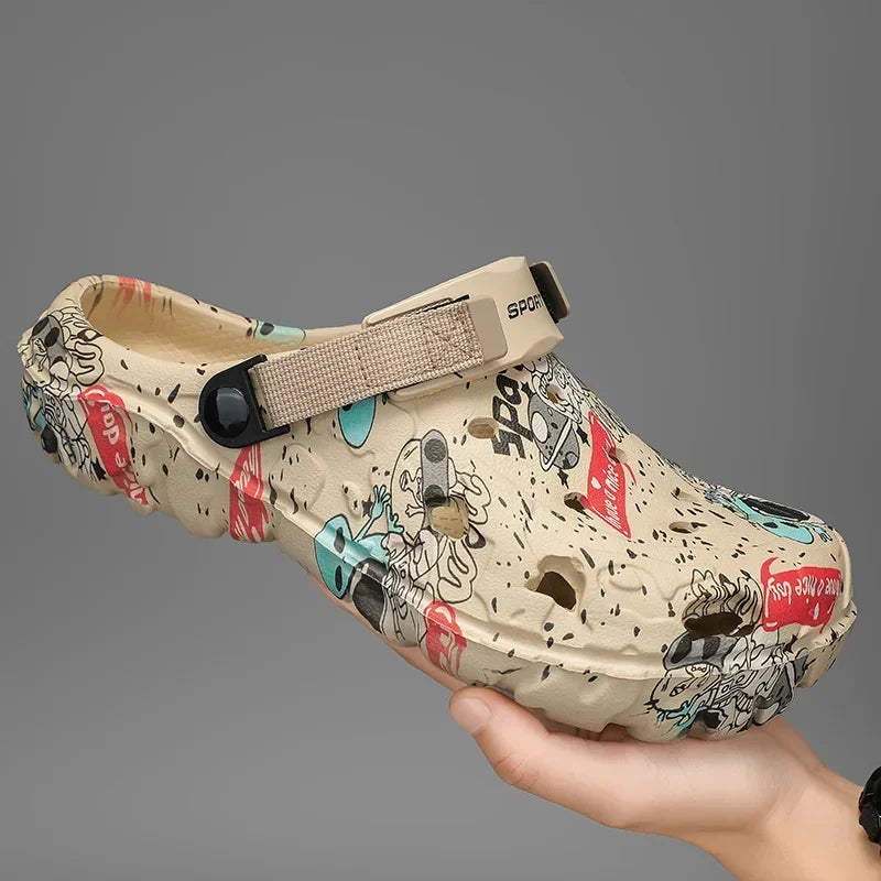 Plus Size Mens Summer EVA Slippers Clogs Sandals 46 47