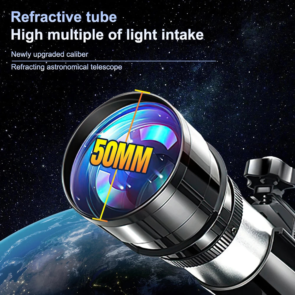 HD Astronomical Telescope 20To60X50Mm Multi Coated Optics