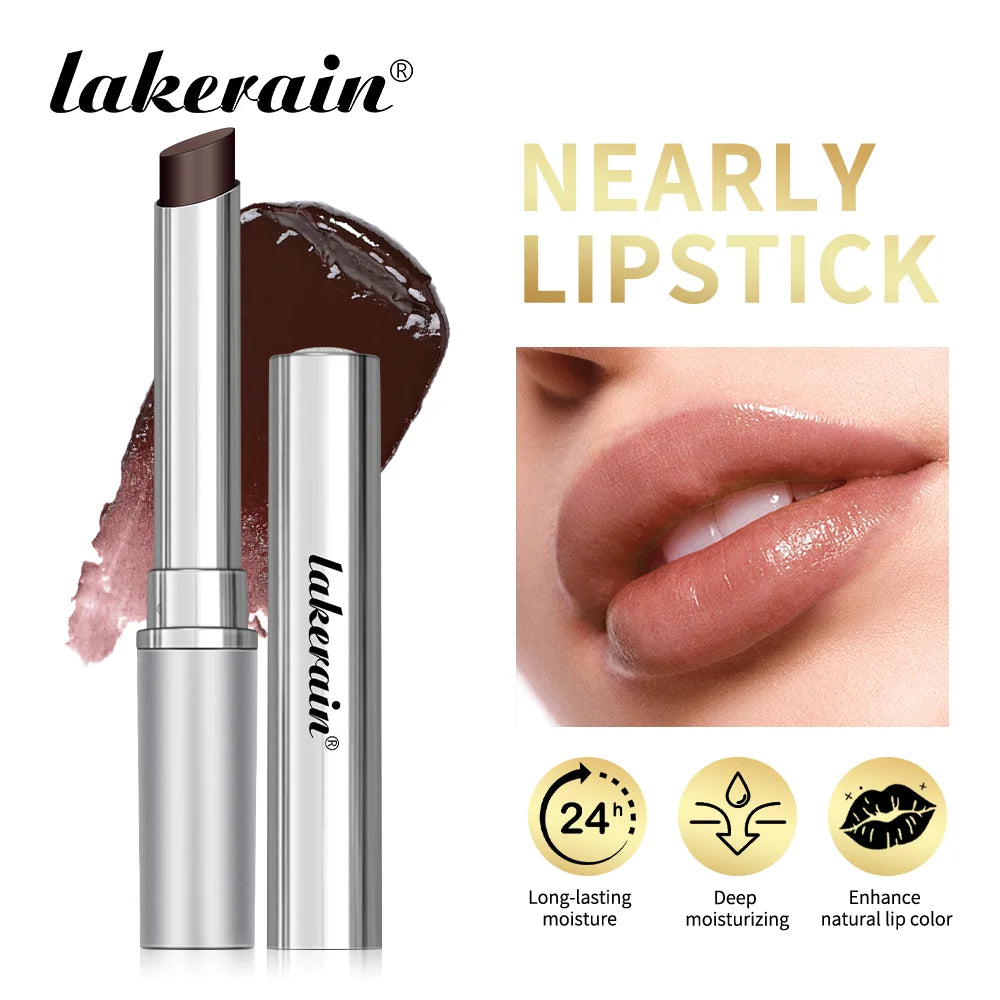 Lakerain Nearly Lipstick Lip Balm Creamy Texture Moisturizing