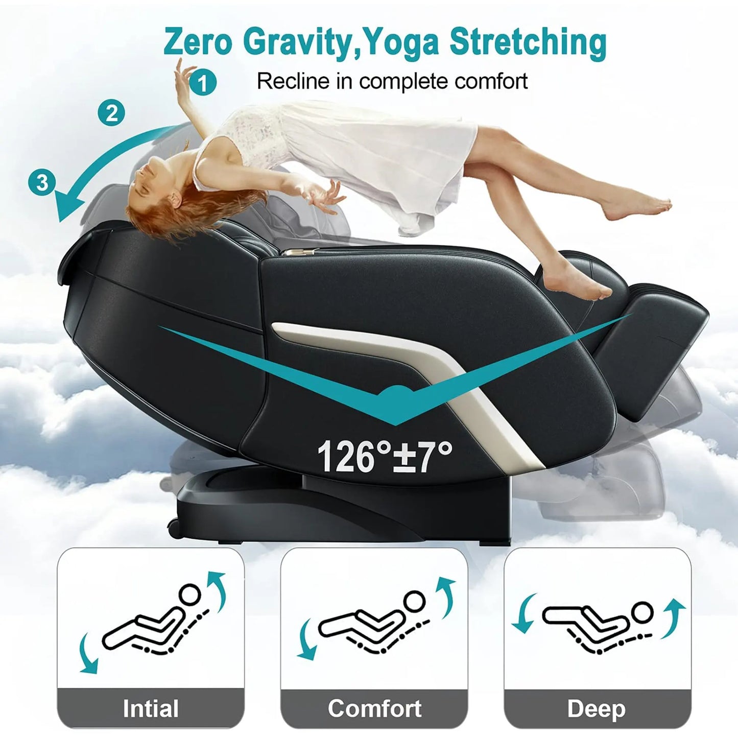 100% Original Innovative Brand 4D SL Zero Gravity Massage Chair