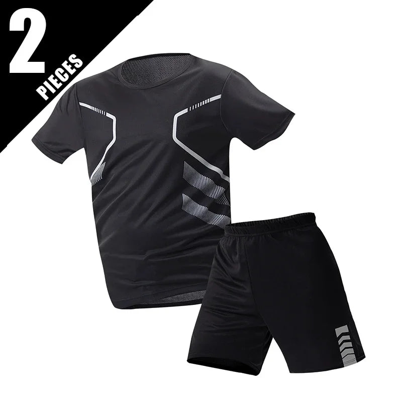 CN Men's QuickDry Short Sleeve Sports Shirt For Running