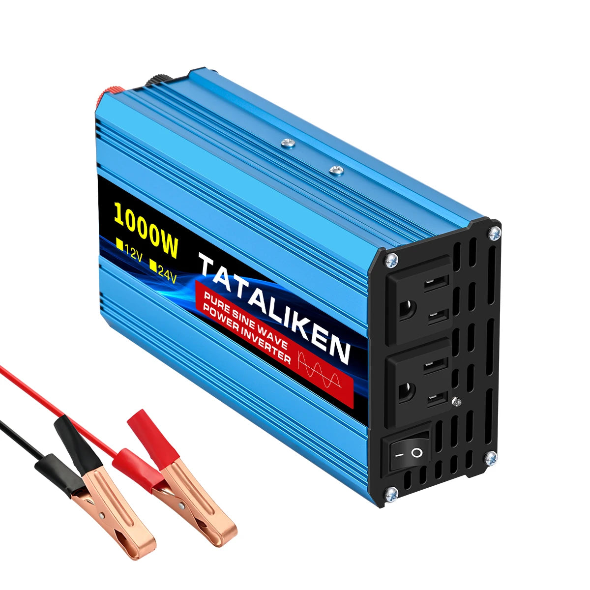 TATALIKEN US Socket 12V To 110V Pure Sine Wave Inverter