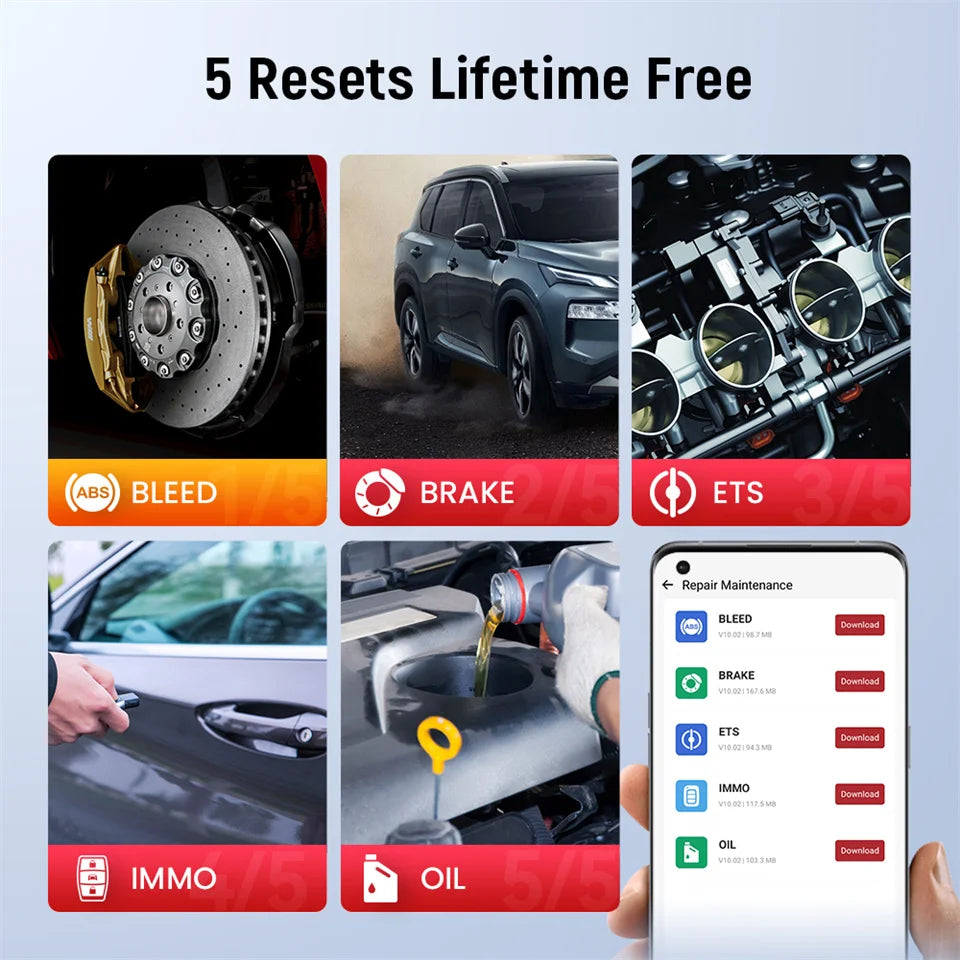 MUCAR BD6 OBD2 Scanner Full System Diagnostic Tool