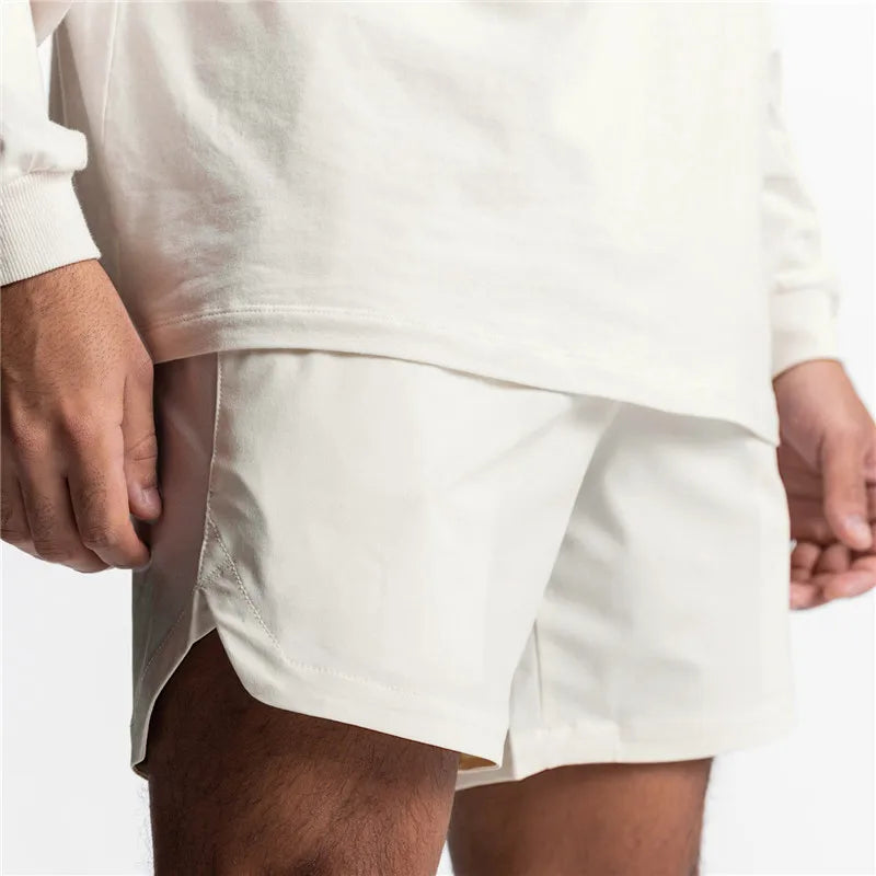 GENDAWAYCN Men Running Shorts Quick Dry Fitness Training