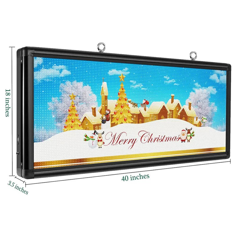 Ultra Bright Outdoor LED Display 5500 Nits 40x18 Inches P6