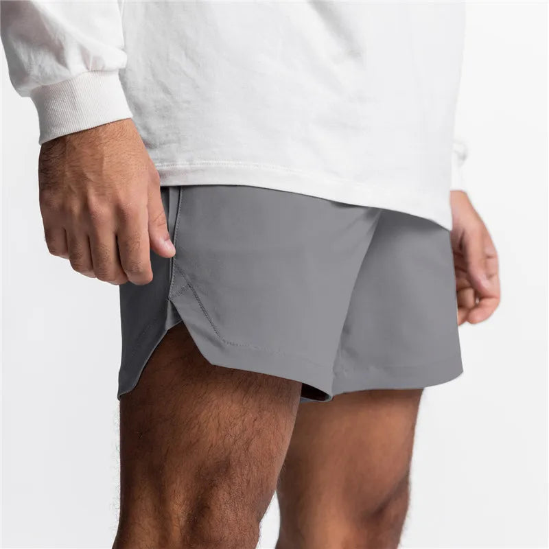 GENDAWAYCN Men Running Shorts Quick Dry Fitness Training