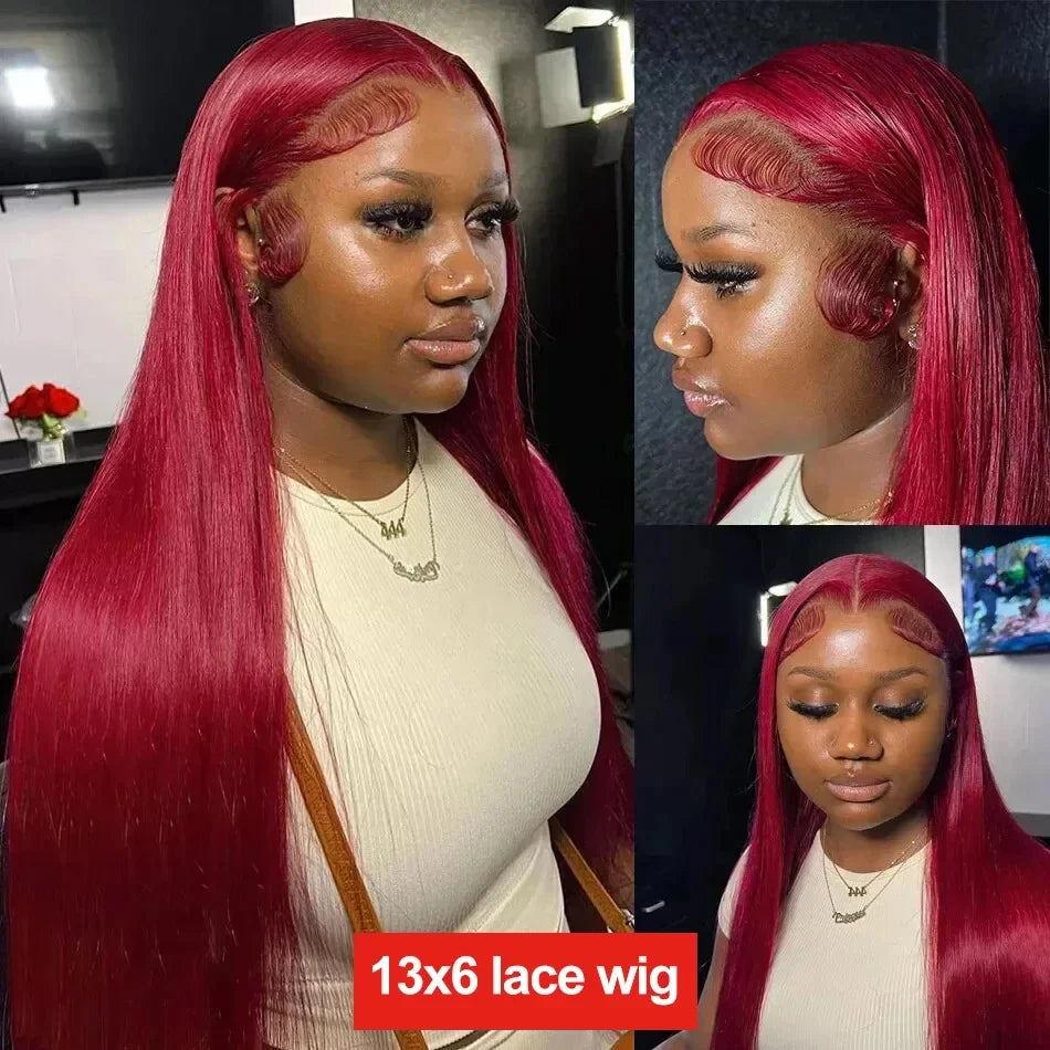 Dachic HD Lace Front Wig Peruvian Straight Human Hair