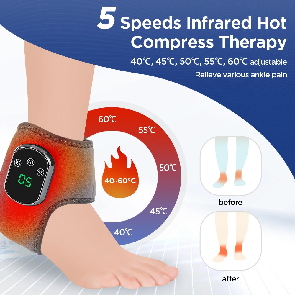 PASTSKY Electric Foot Massager With Heated Vibration
