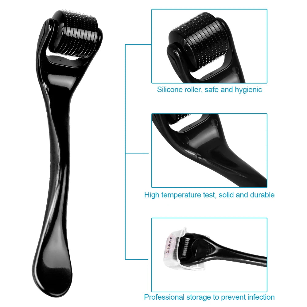 540 Needle Derma Roller Beard Growth 0.2mm 0.25mm 0.3mm