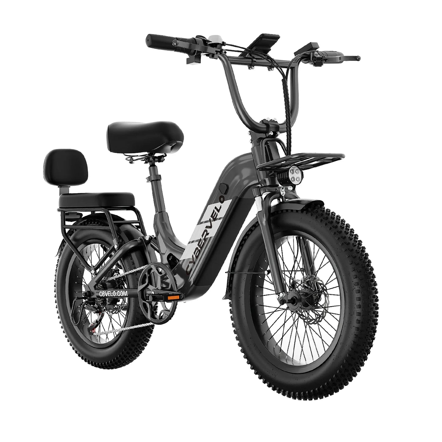 CYBERVELO EK12 Electric Bike 1500W Peak 20Ah Battery 80 Miles