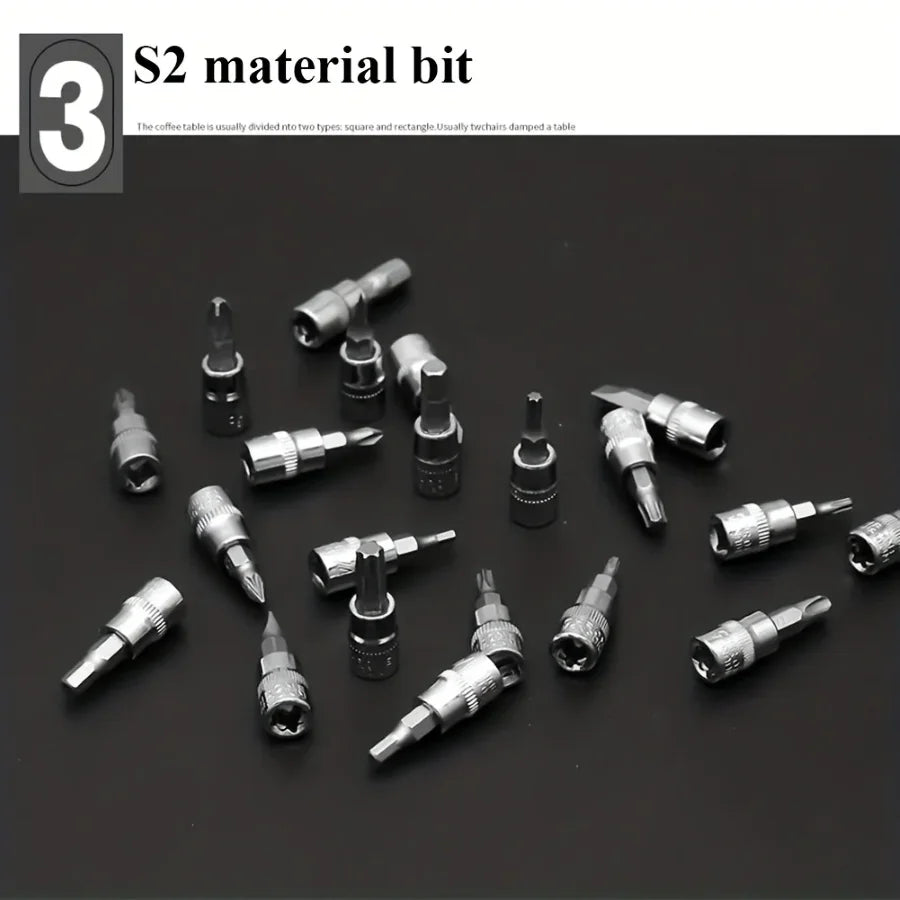 AIRAJ 46 Piece Repair Tool Kit for Home and Car DIY