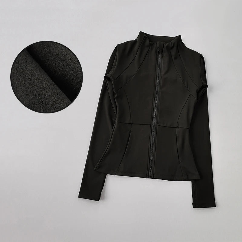 Hebei Zhejiang Knit Womens Quick Dry Running Sport Jacket