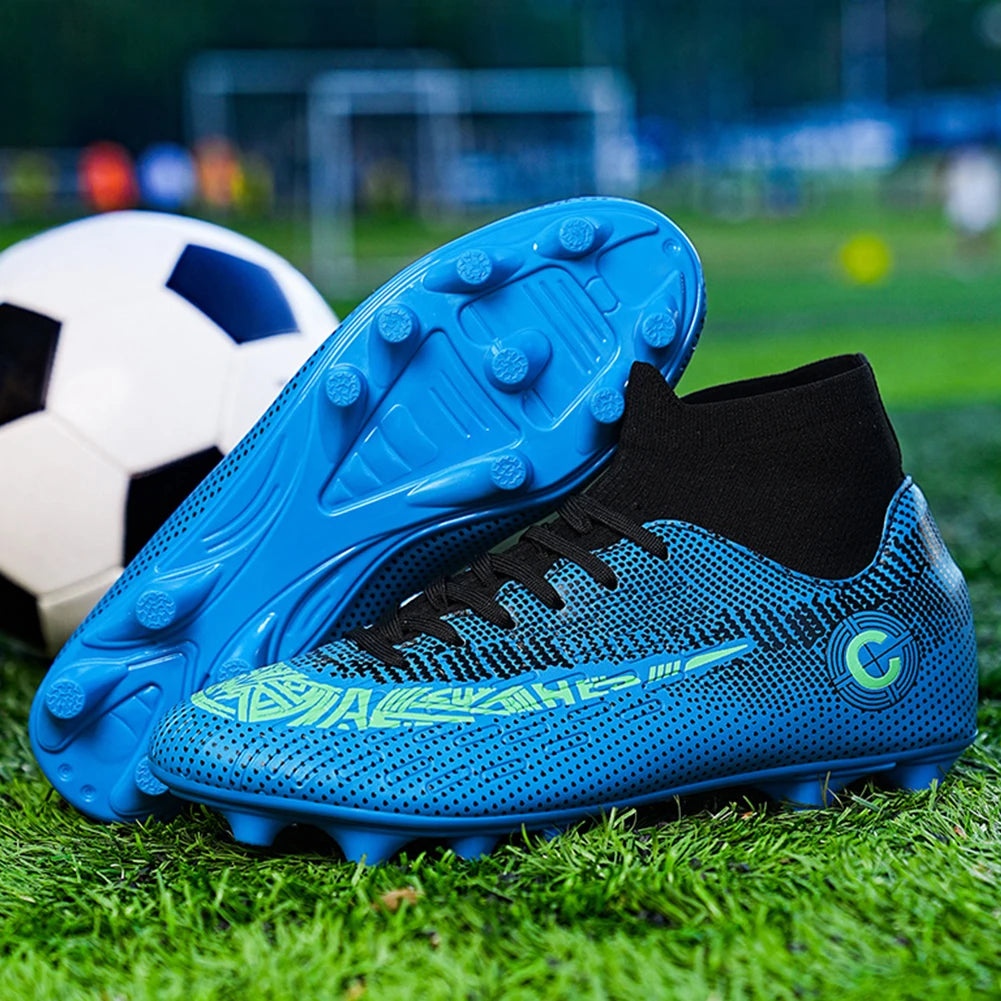 Football Training Boots High Top Spike Shoes Competition