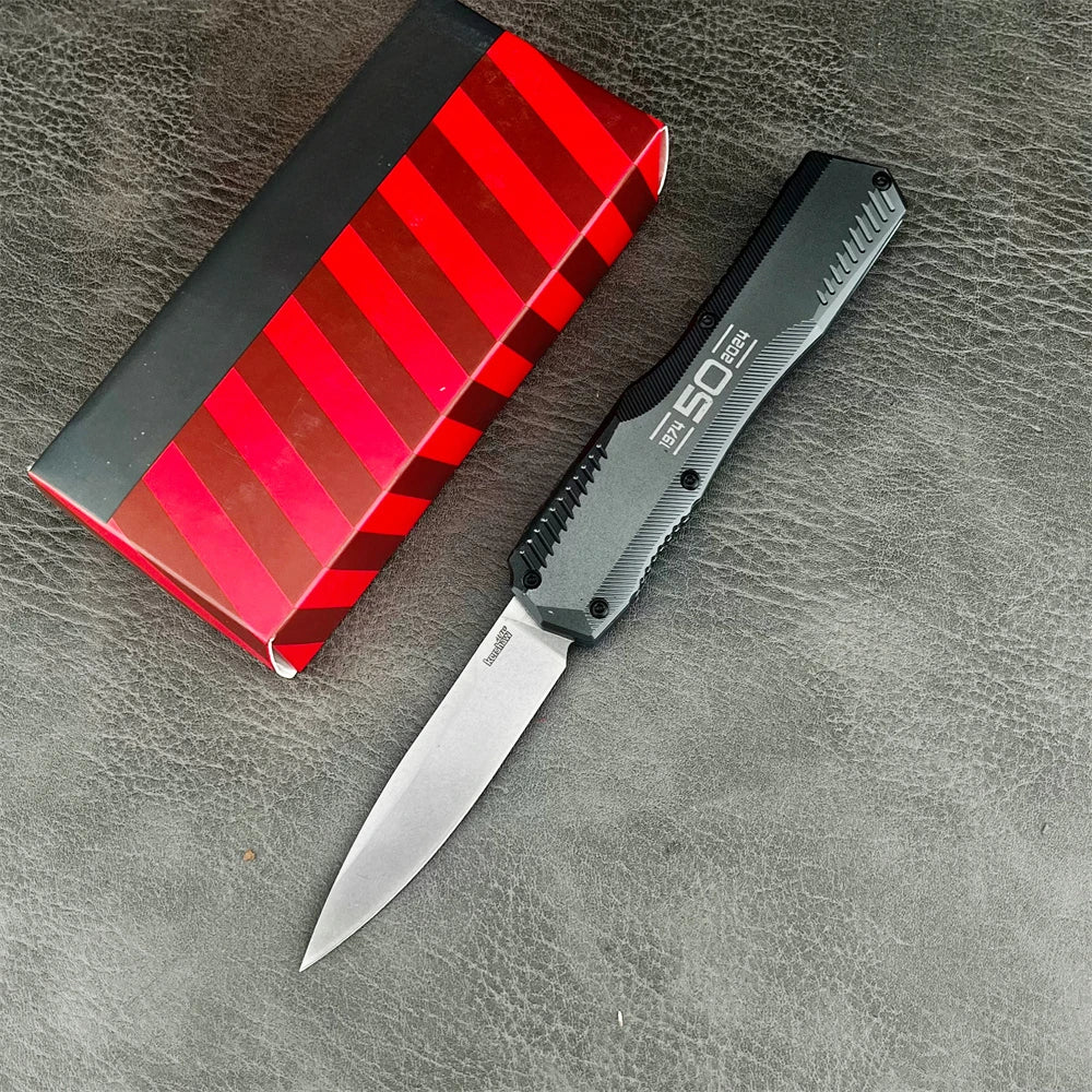 K9000 Diskin Livewire Folding Knife D2 Blade EDC Zinc