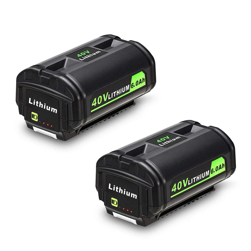 JYJZPB 40V Ryobi Battery 6Ah Premium For OP40401 OP4050A