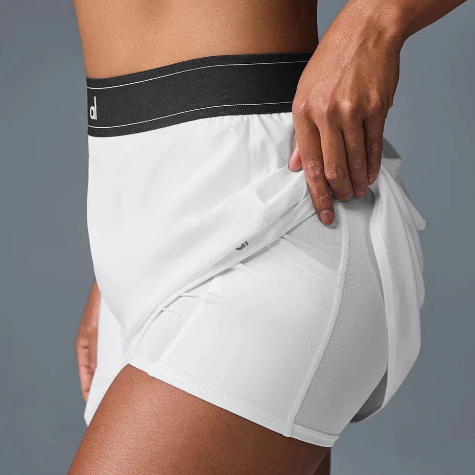 Yoga Moisture Wicking Tennis Skirt Women Quick Dry