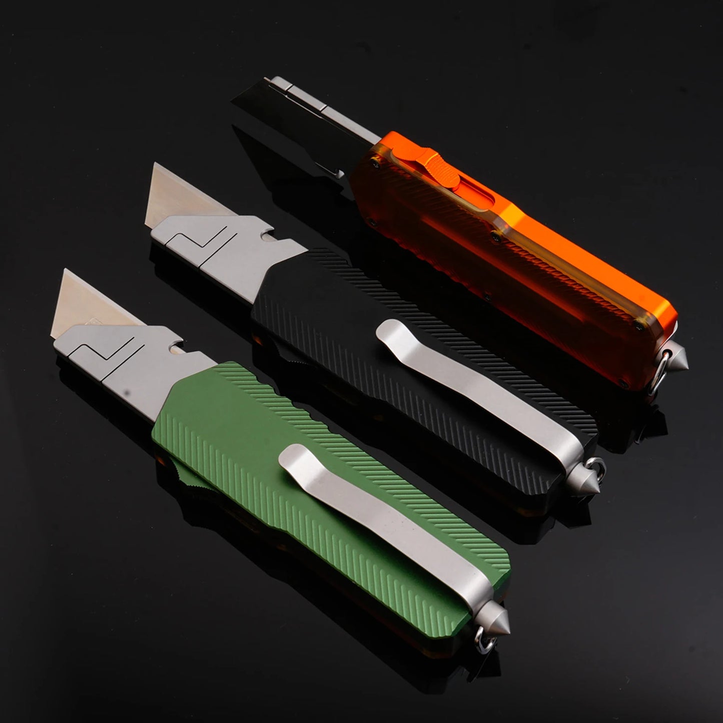 TGZUODIY Aluminum Utility Knife Outdoor Camping Tool Blades