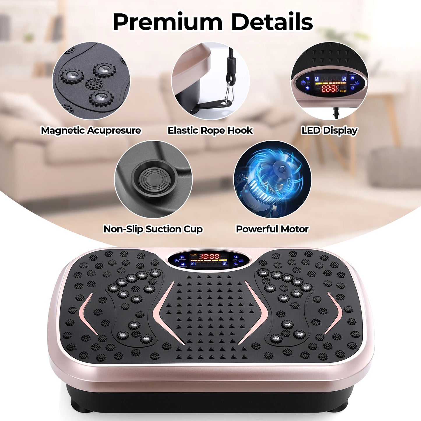 General Use Vibration Plate Exercise Machine Home Workouts