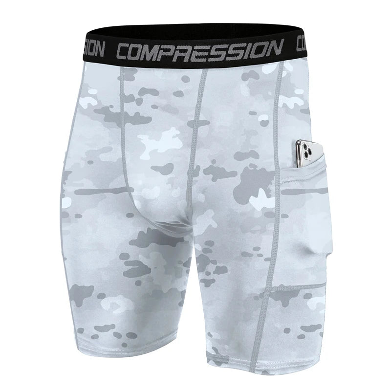 Jeephoo Men's Athletic Compression Shorts Lightweight