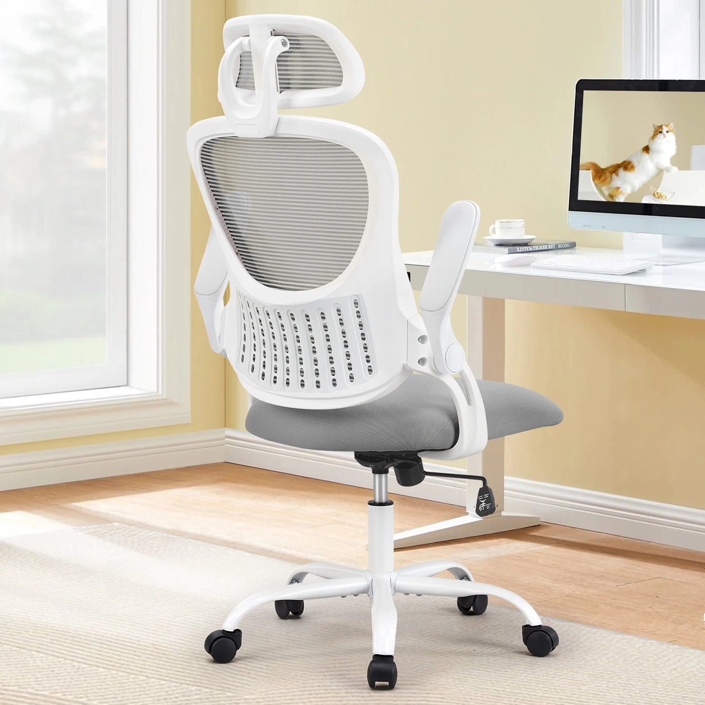 JHKErgonomics Mesh Ergonomic Chair With Adjustable Height
