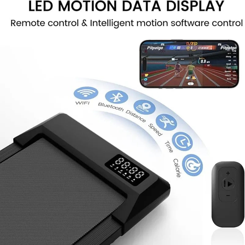 Superun Home Walking Treadmill 2.5 HP With App And Remote