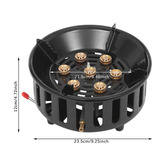 Cold Rolled Steel Portable Camping Stove 72000BTU Windproof