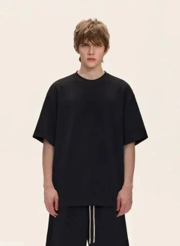 Mens Summer Casual Bear Print T Shirt And Shorts Set