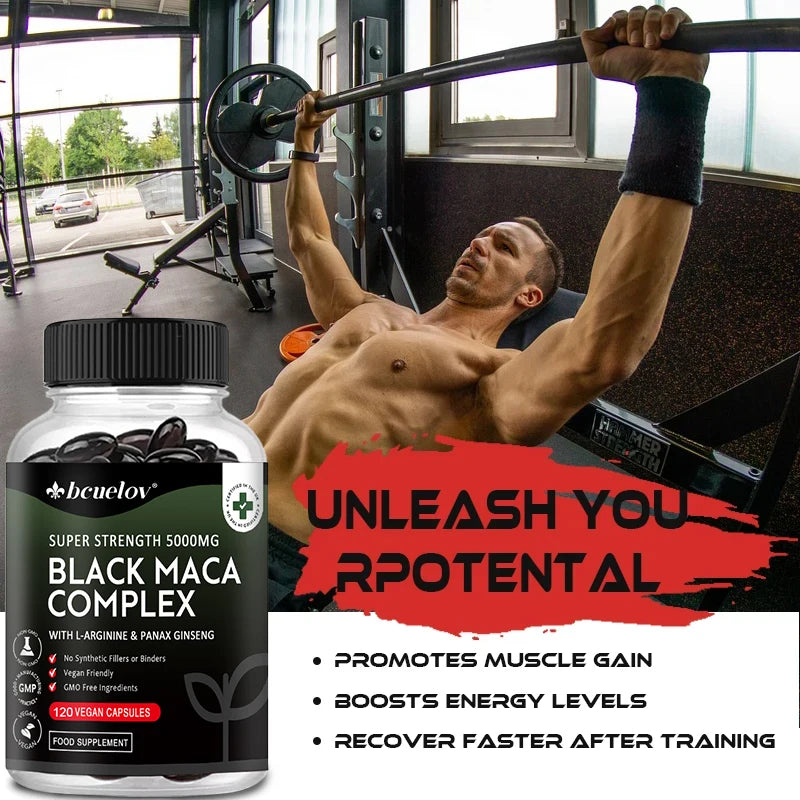 Soomiig Maca Ginseng Extract Vitamin Supplement Endurance