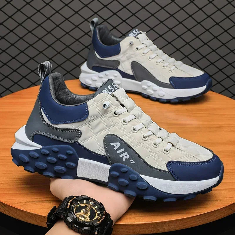 2025 New Men Casual Platform Sneakers Plus Size 43 44