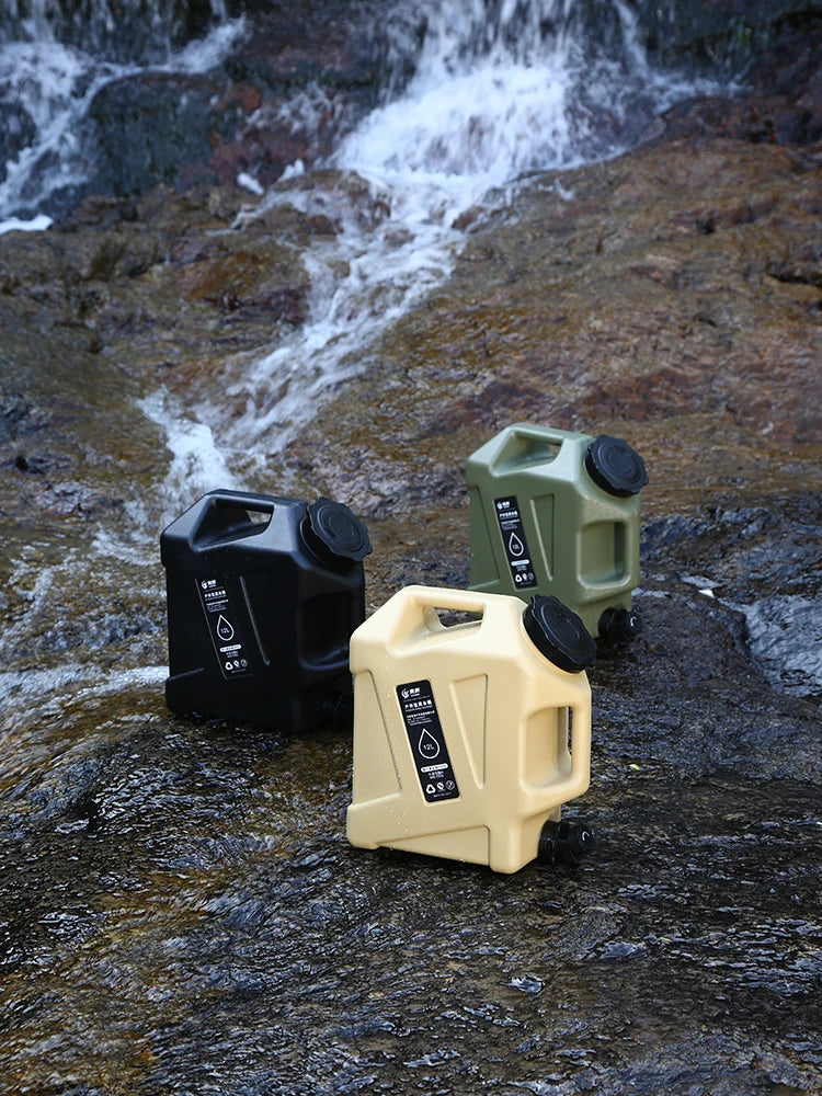 12L Camping Water Container No Leakage BPA Free Outdoor Use