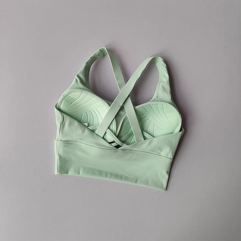 CN Hebei Zhejiang Women Seamless Sports Bra Crop Top