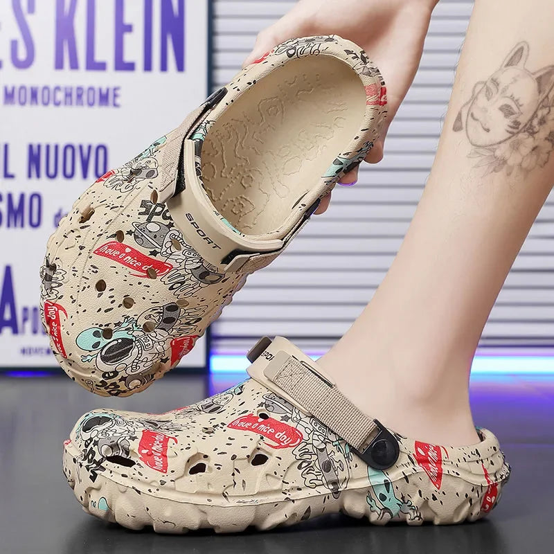 Plus Size Mens Summer EVA Slippers Clogs Sandals 46 47