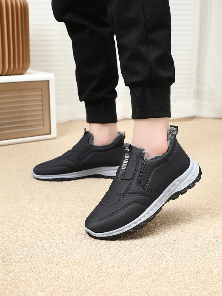 Warm Walking Boots Thermal Ankle Shoes Non Slip Sneakers