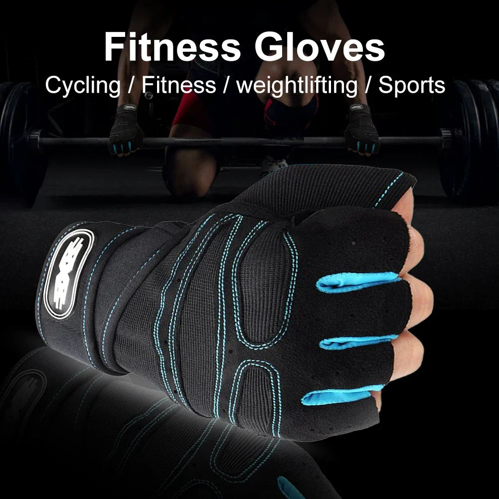 Weightlifting Gloves Half Finger Non Slip Wrist Support