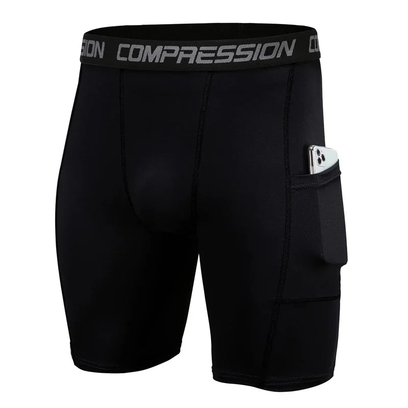 Jeephoo Men's Athletic Compression Shorts Lightweight