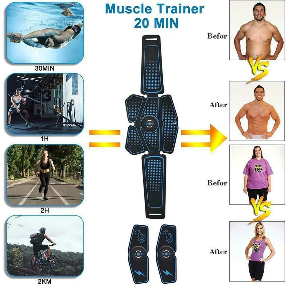 EMS Wireless Muscle Stimulator Trainer Abdominal Massager