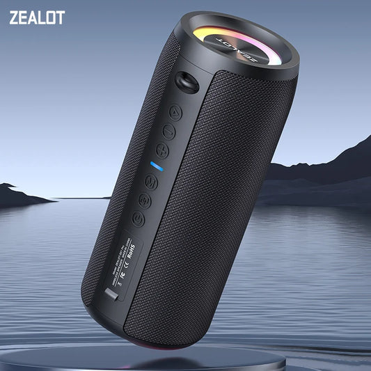 Zealot S51Pro 40W Bluetooth Speaker 3D Stereo Bass IPX5